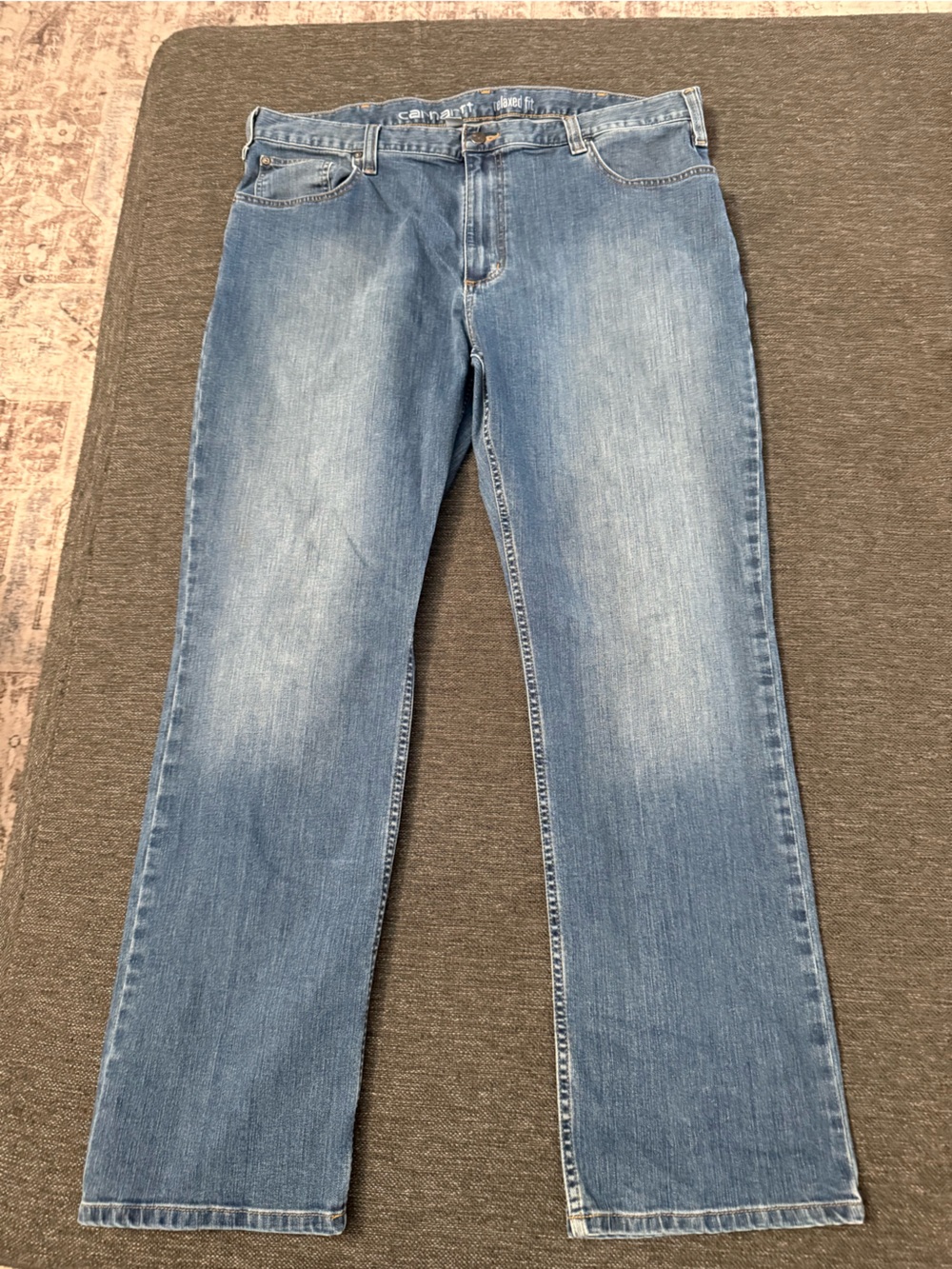 Classic Carhartt Light Blue Men’s Jeans in great condition size 40 by 32